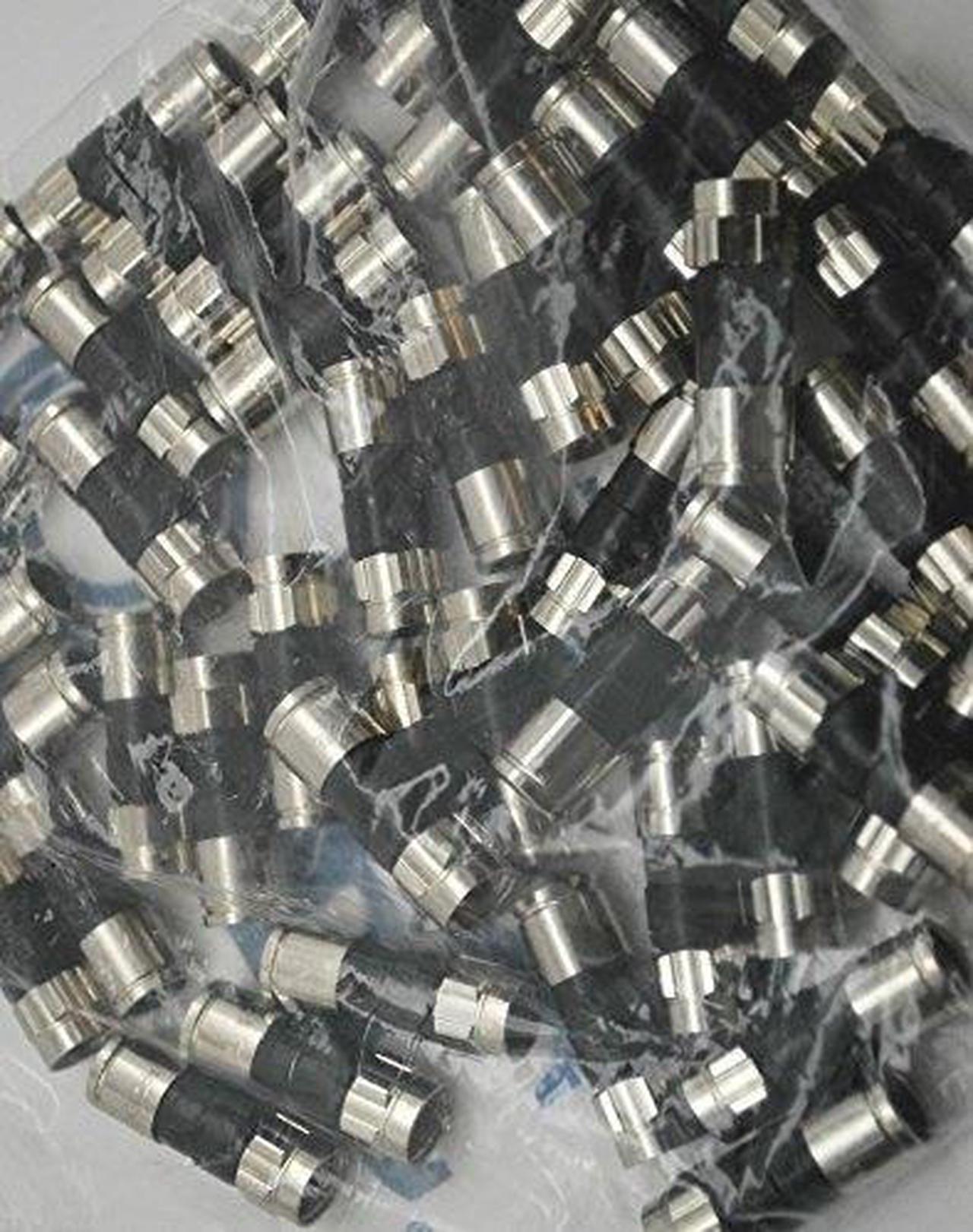 ppc ex6xl plus rg6 connectors qty:1000 20 bags with 50 connectors