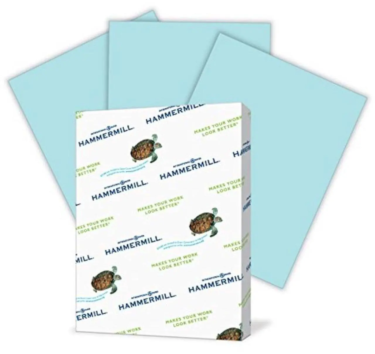 Alt view image 4 of 10 - Hammermill 103317 Fore Super Premium Paper For Laser, Inkjet Print - Legal - 8.50" x 14" - Recycled - 500 / Ream - Blue