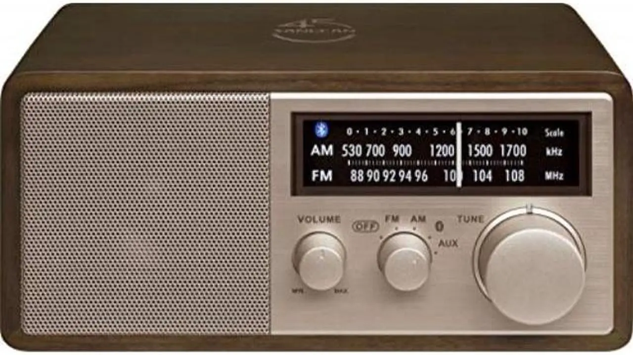 Alt view image 10 of 13 - Sangean - WR-16SE - Sangean WR-16SE WR-16 45th Anniversary Special Edition AM/FM Wooden Cabinet Radio with Bluetooth