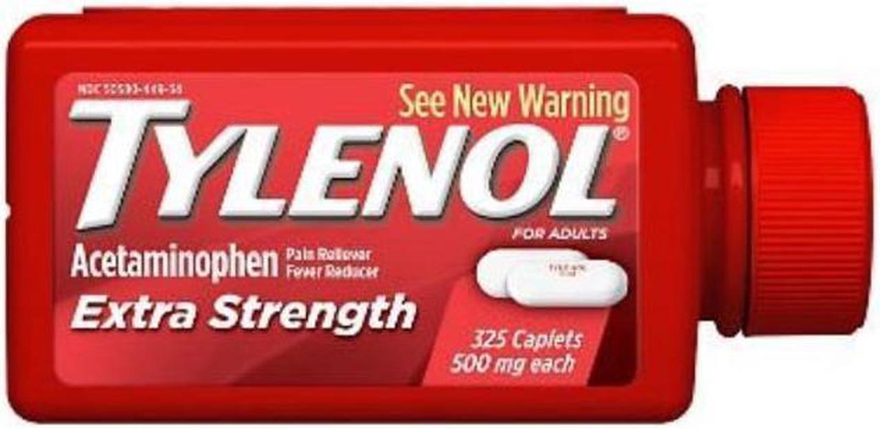 tylenol extra strength 500mg  325 caplets