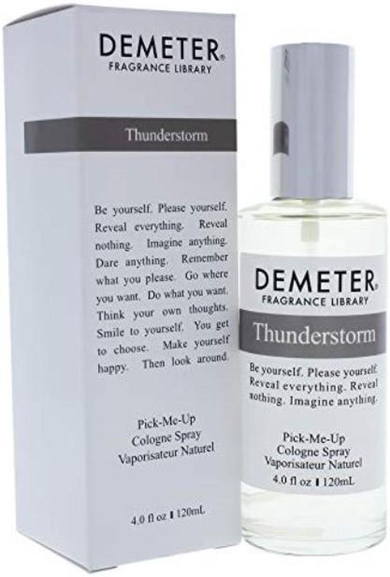 thunderstorm by demeter for women. pickme up cologne spray 4.0 oz