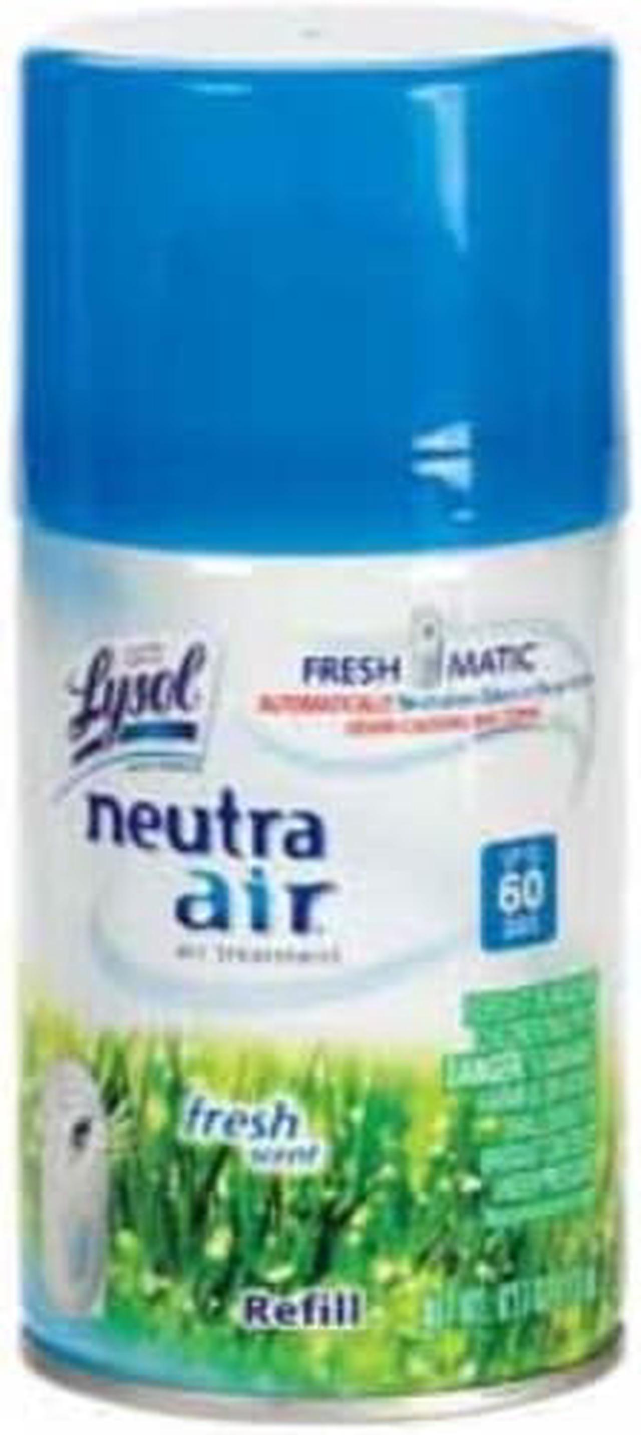 Alt view image 7 of 9 - LYSOL NEUTRA AIR FRESHMATIC 79831CT, Freshmatic Ultra Automatic Spray Disp. Refill, Fresh Scent, Aerosol, 6.17oz