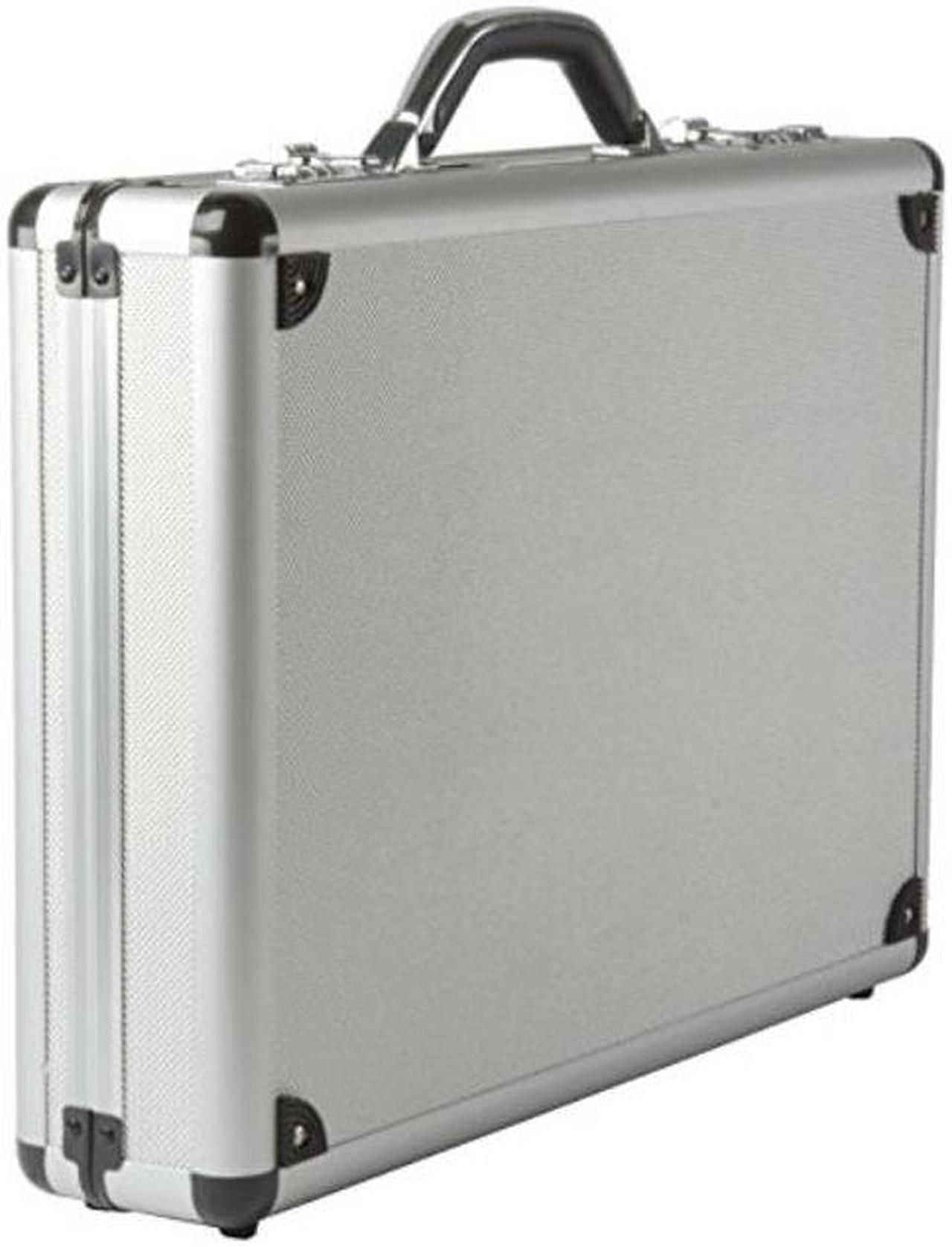 Alt view image 8 of 10 - Alpine Swiss Executive Aluminum Briefcase Padded Laptop Briefcase For Men Hard Shell Attache Case Combo Lock Business Case
