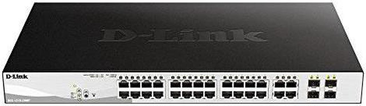 D-Link 28-Port Layer 2 Smart Managed Gigabit Poe Switch