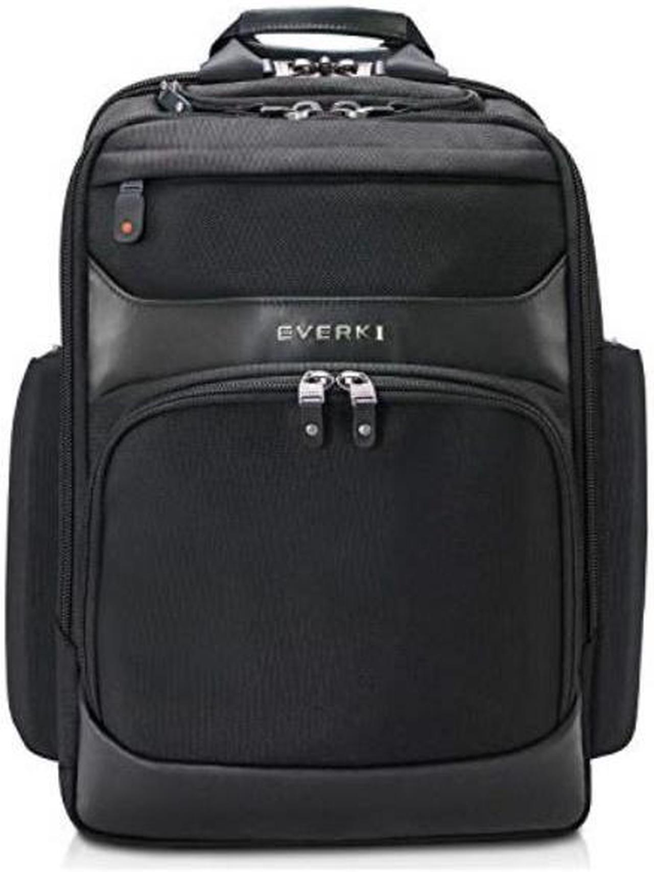 Everki Onyx Premium Travel Friendly Laptop Backpack 15.6 inch Black Bags and Sleeves