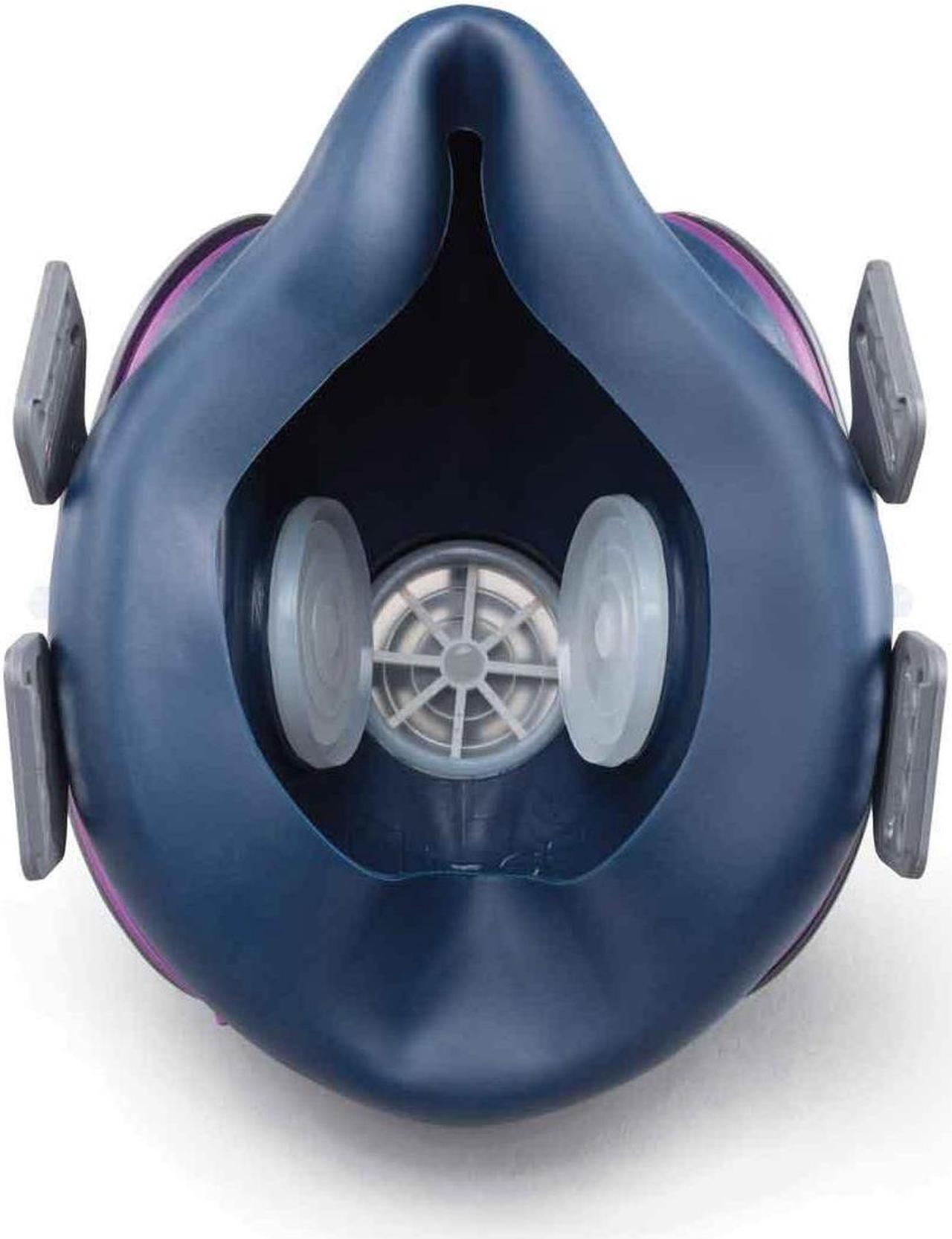 Alt view image 7 of 8 - MILLER ELECTRIC ML00895 Half Mask Respirator, LPR-100, M/L, Single Filter