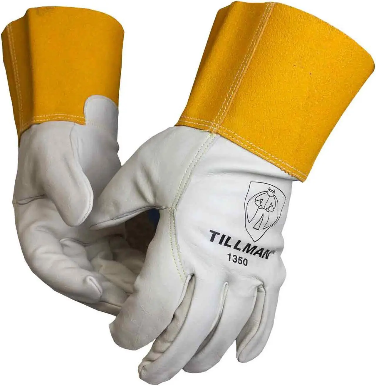 Main image of Tillman 1350 Unlined Top Grain Cowhide MIG Welding Gloves 4" Cuff, 3X-Large