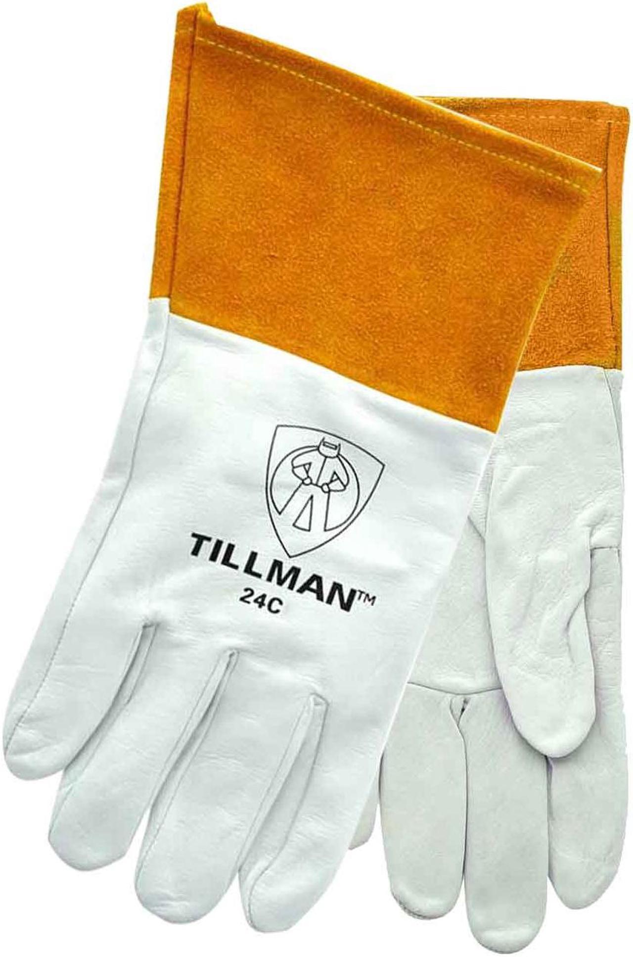 Alt view image 3 of 6 - Tillman 24C Top Grain Kidskin 4" Cuff TIG Welding Gloves, Large