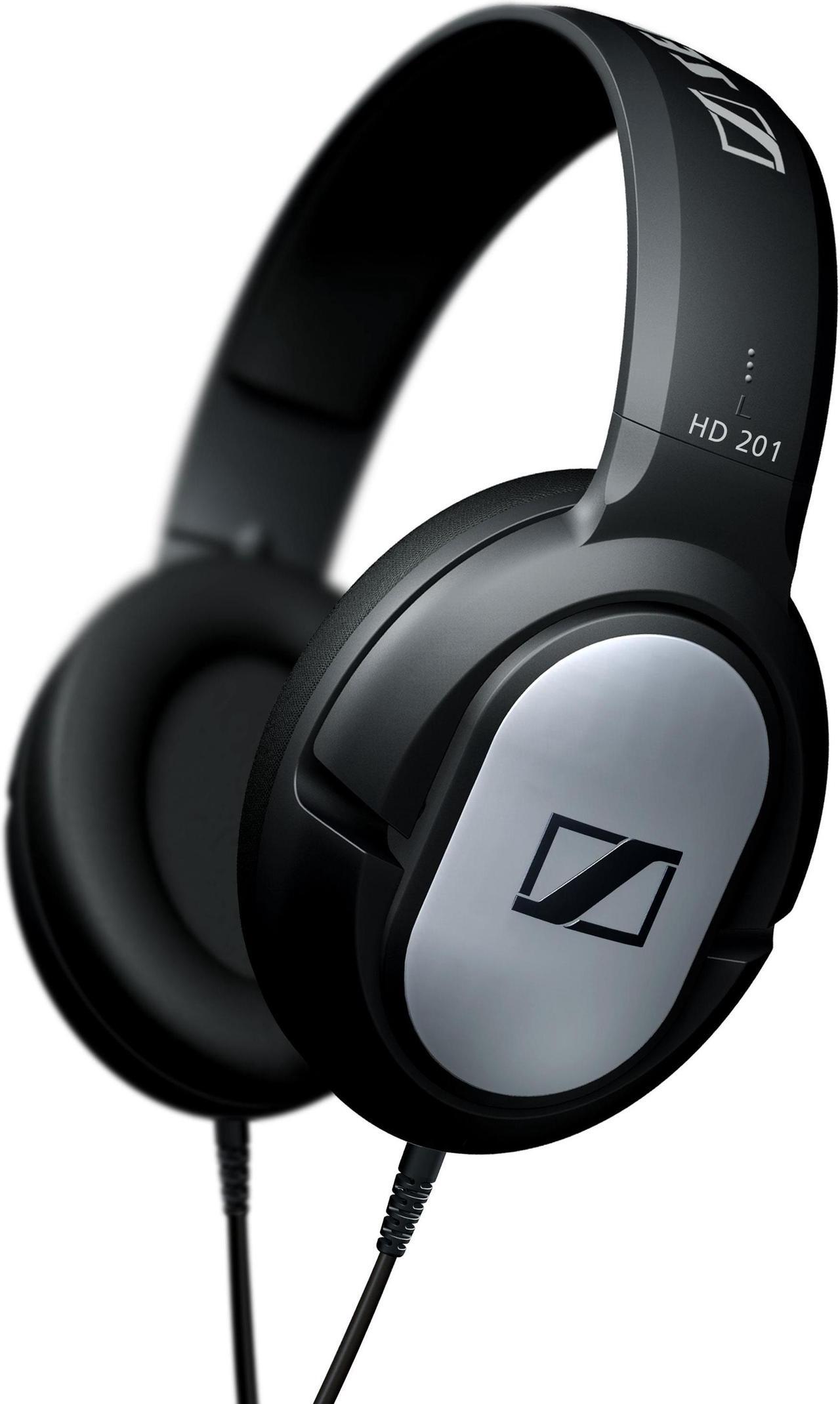 Alt view image 3 of 4 - Sennheiser HD-201 Closed-Back Dynamic Stereo Headphones