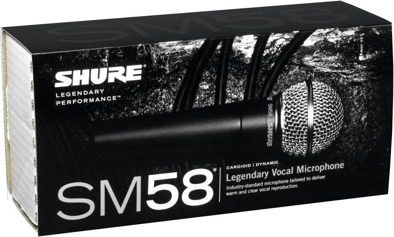 Alt view image 7 of 20 - Shure SM58-LC Rugged Professional Studio Vocal Microphone, Cable Not Included