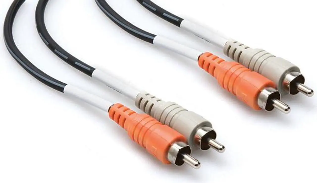 Alt view image 6 of 20 - Hosa CRA201 Dual RCA to Dual RCA Cable, 1 Meter (3.3 ft)