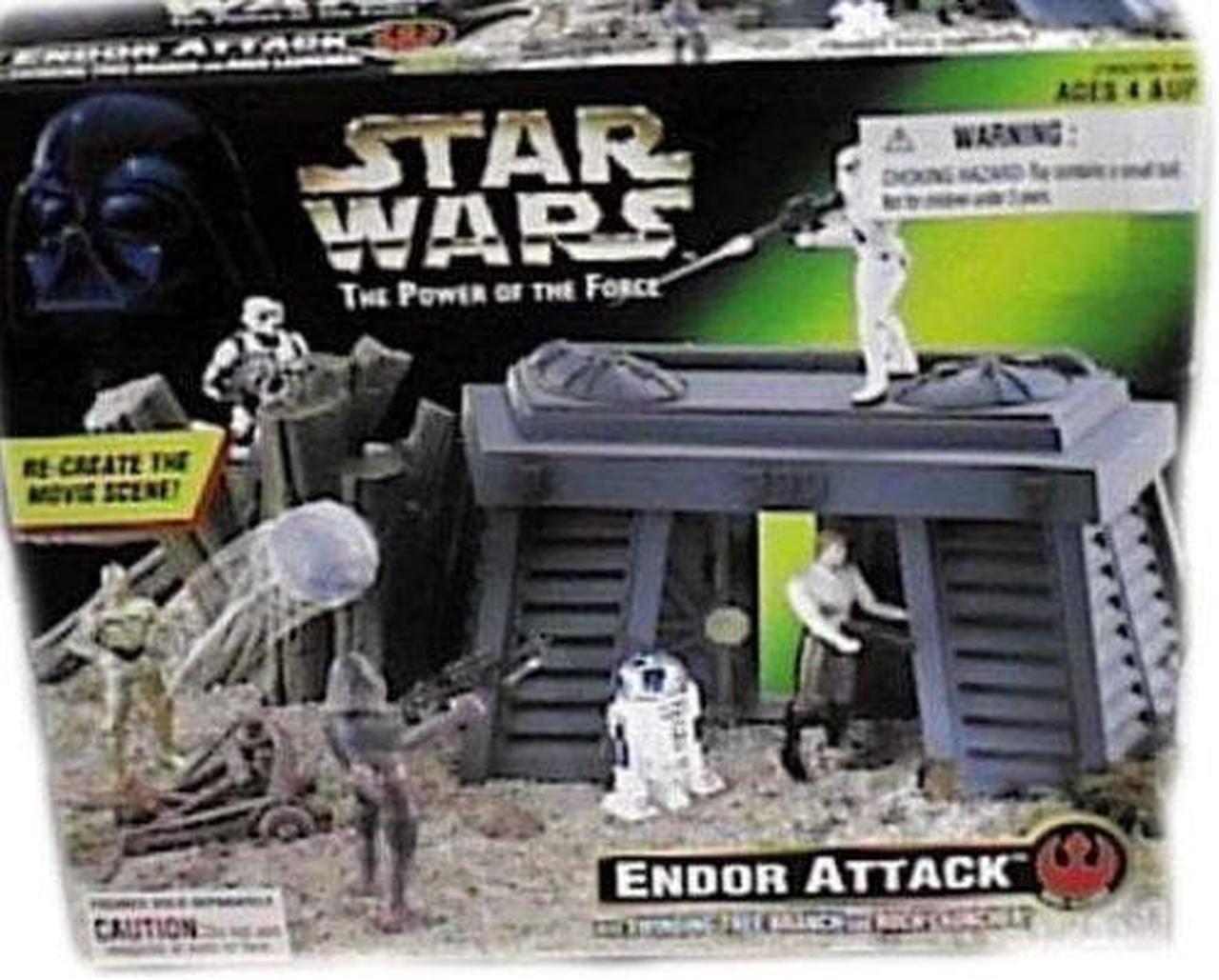 Star Wars Power of the Force Endor Attack Playset