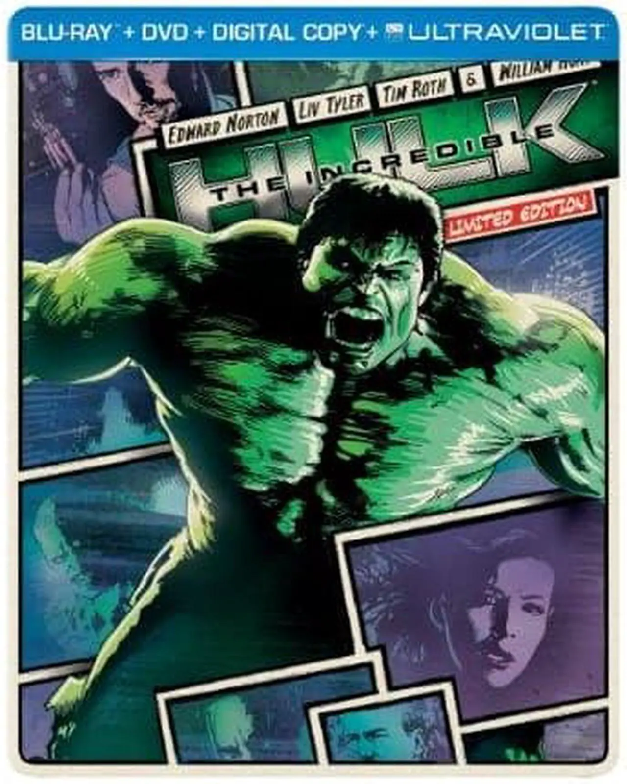 Alt view image 2 of 3 - The Incredible Hulk [2 Discs] [Includes Digital Copy] [Ultraviolet] [Blu-Ray/Dvd]