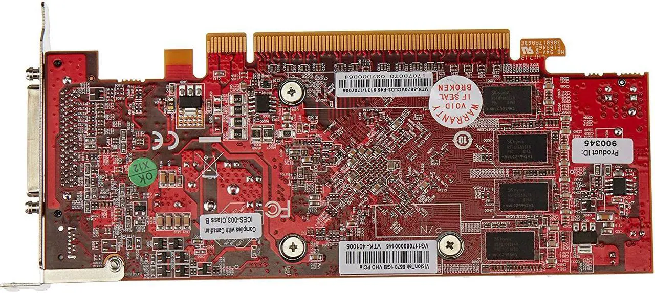 Alt view image 12 of 12 - VisionTek Radeon HD 5570 1 GB Graphic Card VisionTek HD5570 SFF 4-port VGA VHDCI 1 GB x16 PCIe Graphics Card (900366)