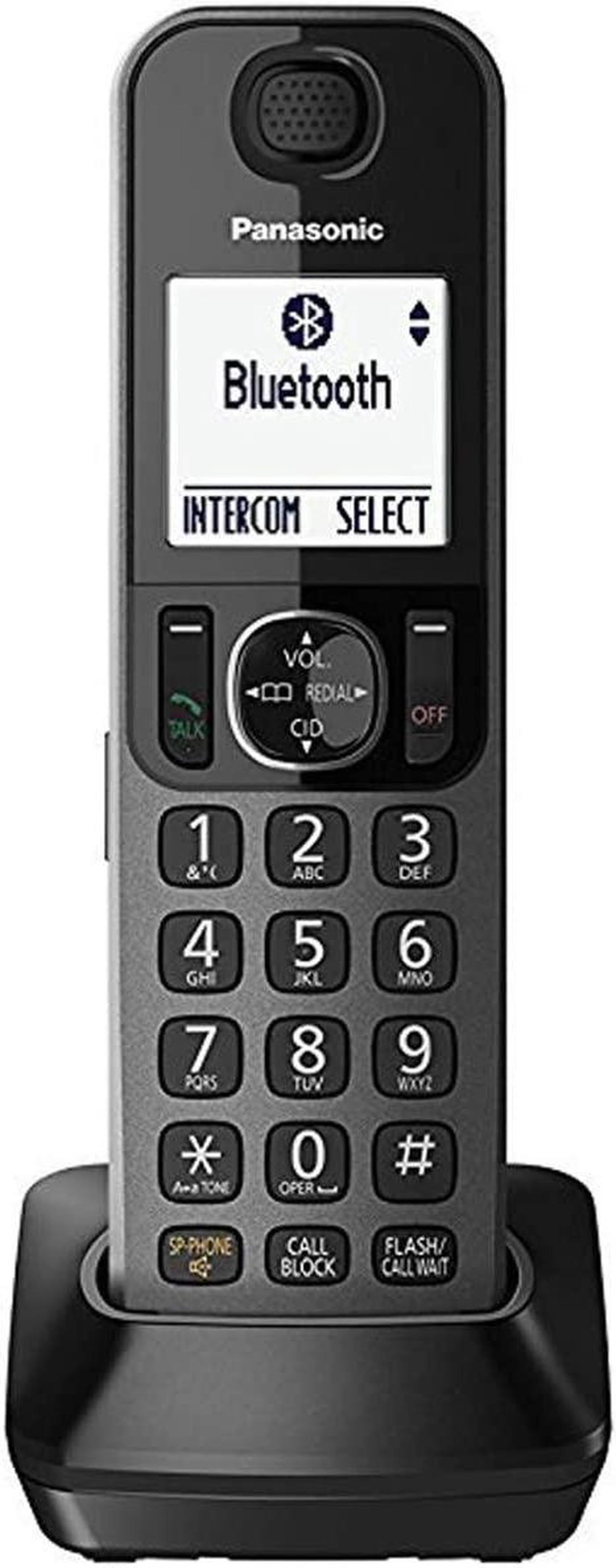 Alt view image 3 of 8 - PANASONIC KX-TGF382M Link2Cell Bluetooth Corded / Cordless Phone and Answering Machine with 2 Cordless Handsets