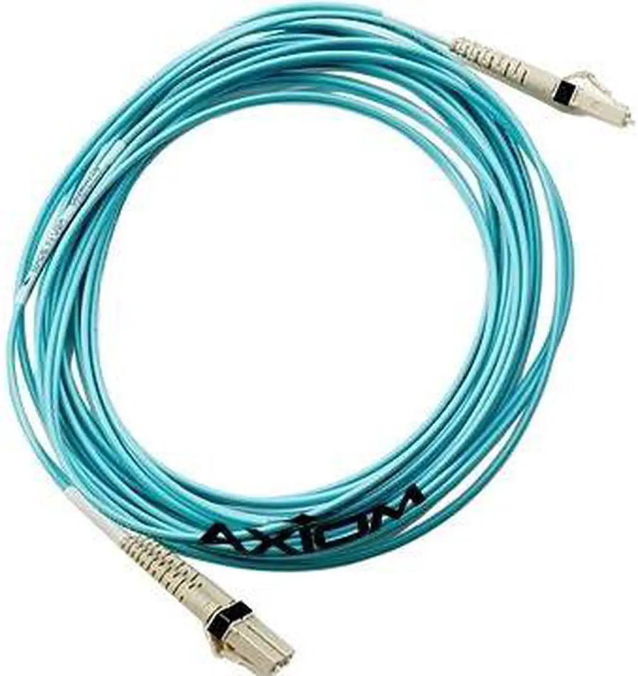 Main image of Axion LCLC10GA-8M-AX Axiom Fiber Optic Duplex Network Cable - Fiber Optic for Network Device - 26.25 ft - 2 x LC Male Network - 2 x LC Male Network - Aqua