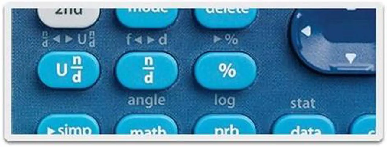 Alt view image 8 of 9 - Texas Instruments TI-34 MultiView Scientific Calculator - White, Blue