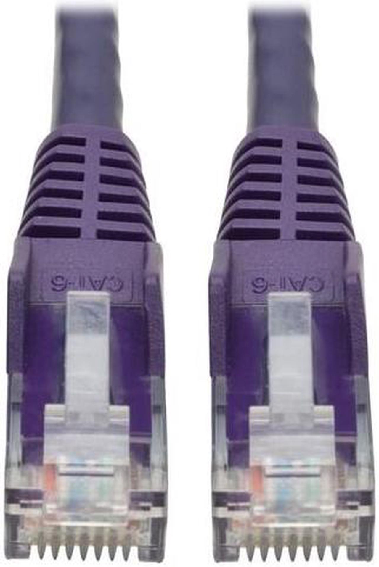 Alt view image 11 of 14 - TRIPP LITE N201-015-PU 15 ft. Cat 6 Purple Snagless Molded UTP Patch Cable (RJ45 M/M)