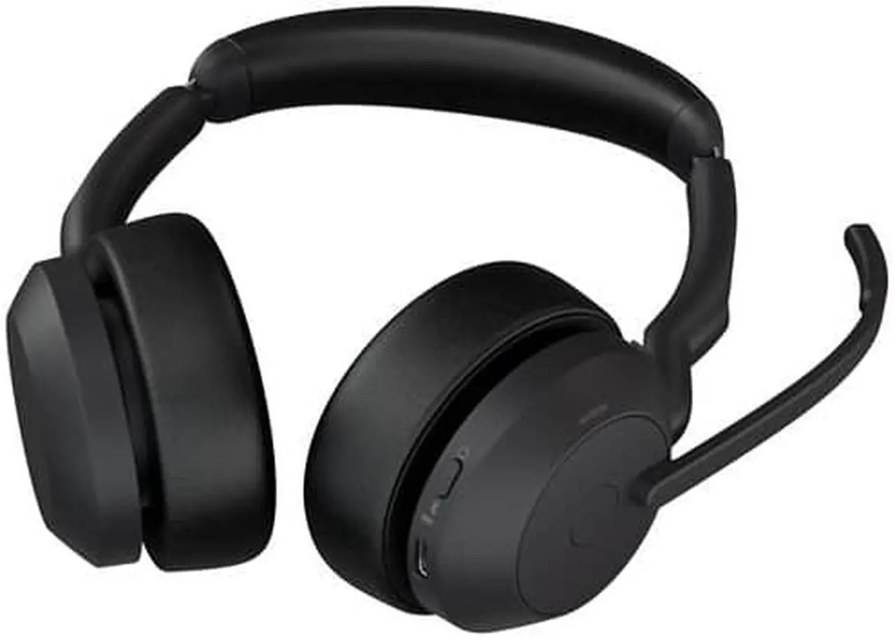 Alt view image 2 of 10 - Jabra Evolve2 55 Stereo UC Wireless Headset with Link380a (25599-989-999-01)