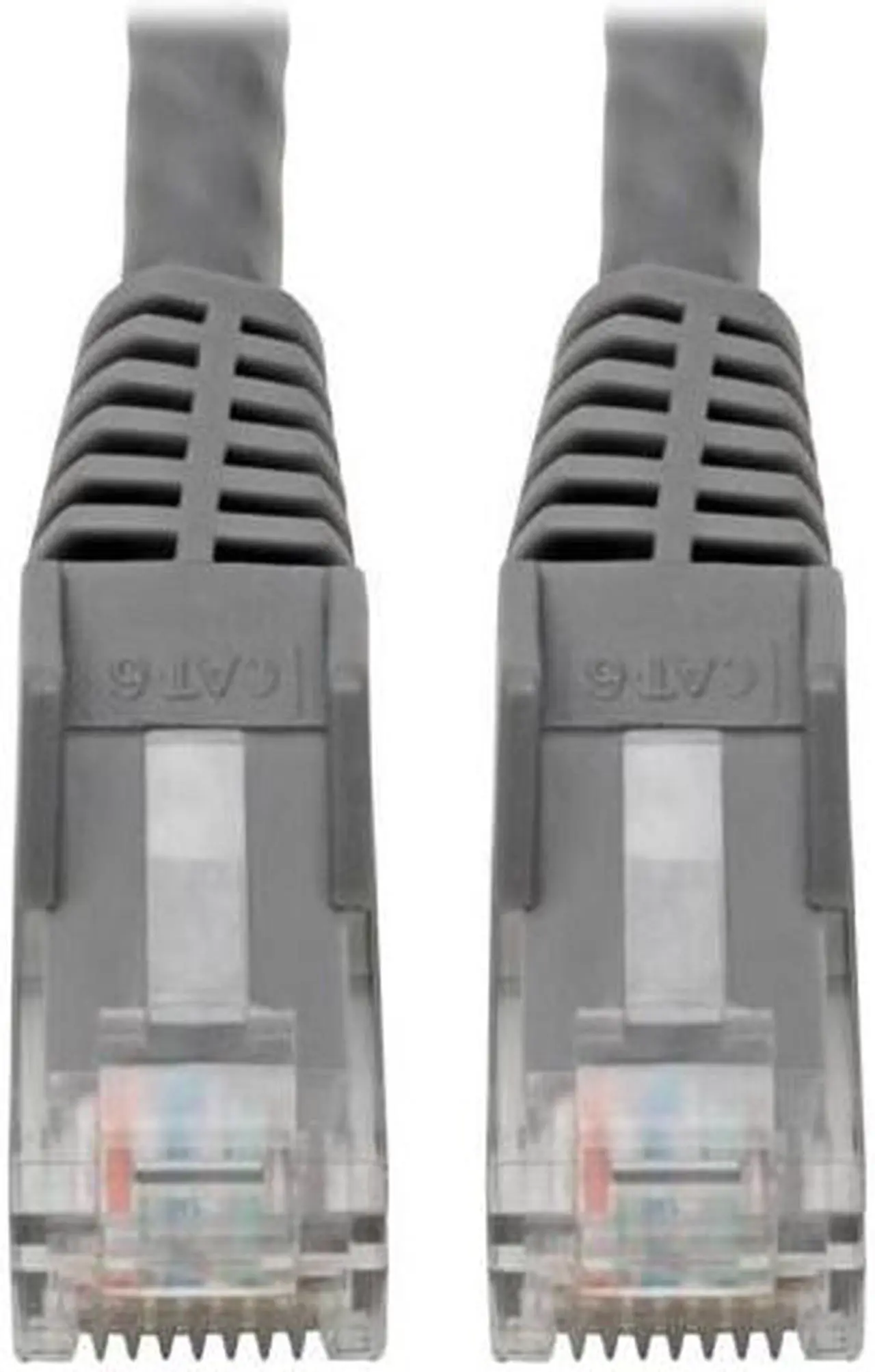 Alt view image 12 of 18 - Tripp Lite N201-06N-GY Premium Cat6 Gigabit Snagless Molded Utp Patch Cable, 24 Awg, 550 Mhz/1 Gbps (Rj45 M/M) , Gray, 6 In. - Patch Cable - Rj-45 (M) To Rj-45 (M) - 5.9 In - Utp - Cat 6 - Ieee 802.3