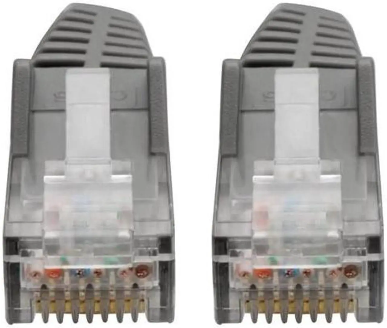 Alt view image 13 of 18 - Tripp Lite N201-06N-GY Premium Cat6 Gigabit Snagless Molded Utp Patch Cable, 24 Awg, 550 Mhz/1 Gbps (Rj45 M/M) , Gray, 6 In. - Patch Cable - Rj-45 (M) To Rj-45 (M) - 5.9 In - Utp - Cat 6 - Ieee 802.3