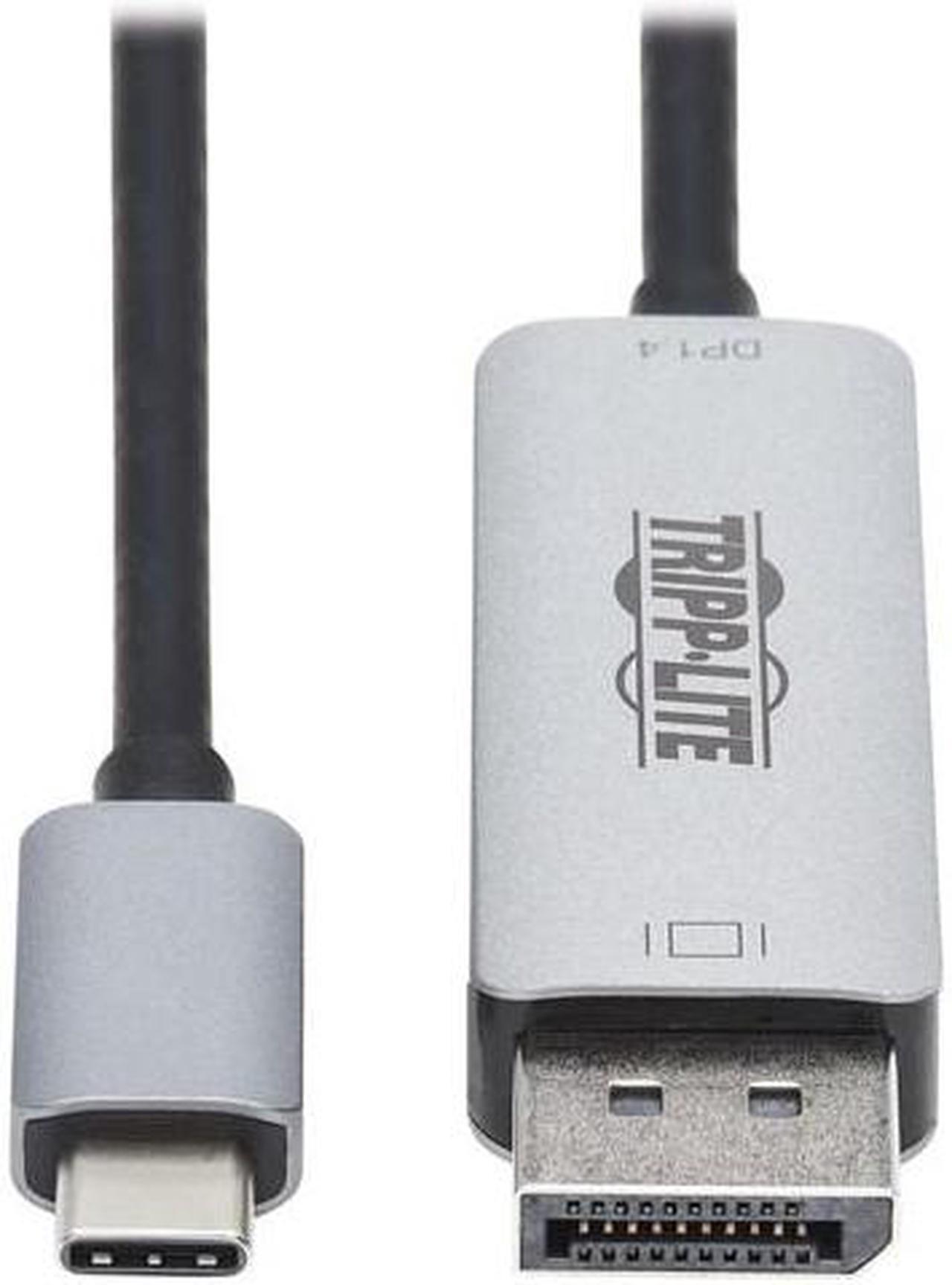Alt view image 10 of 13 - Tripp Lite U444-006-Dp8se Displayport/Usb-C A/V Cable