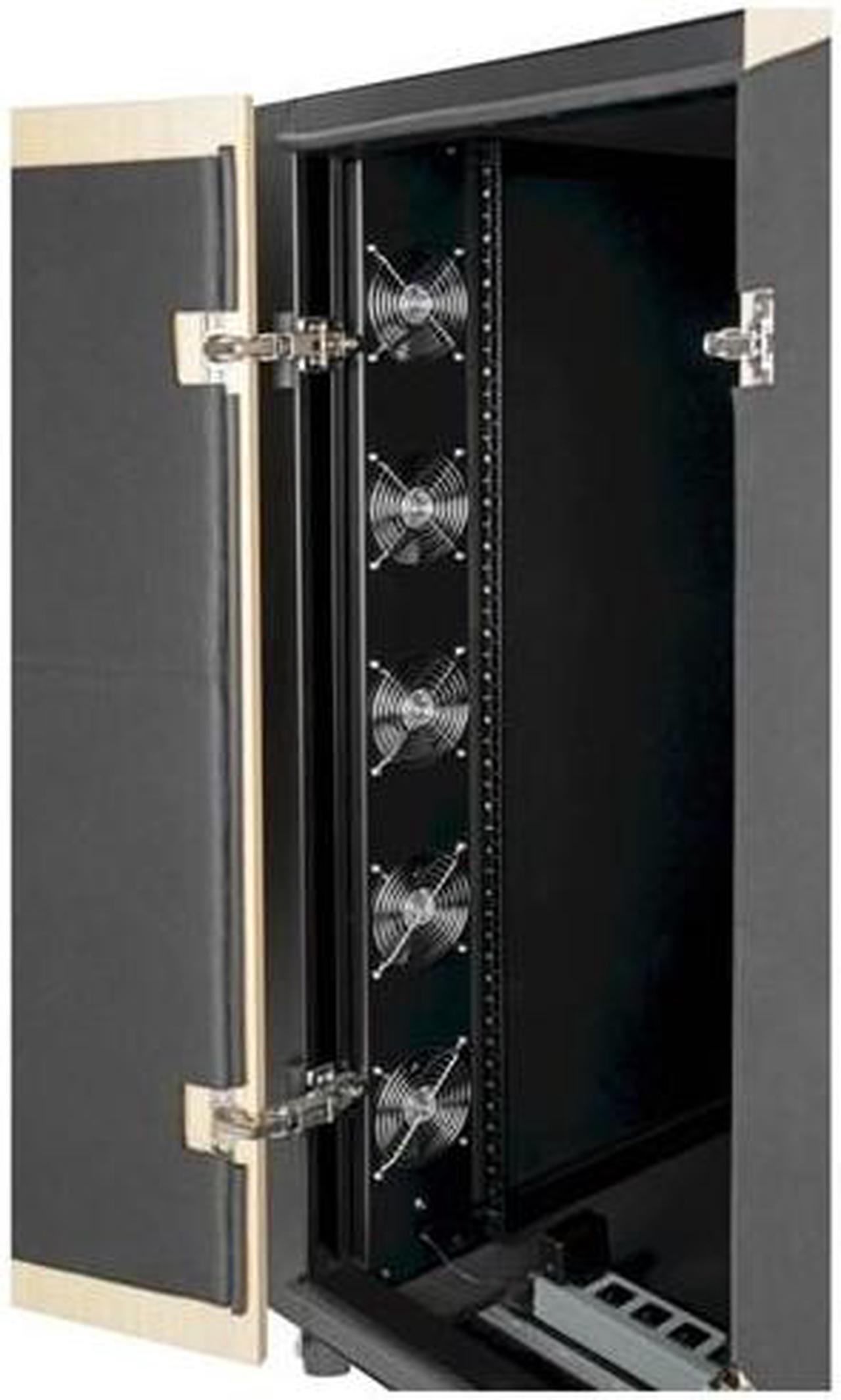 Alt view image 12 of 18 - Tripp Lite 24U SmartRack Sound Proof Server Rack - Quiet Acoustic Server Rack (SRQ24U)