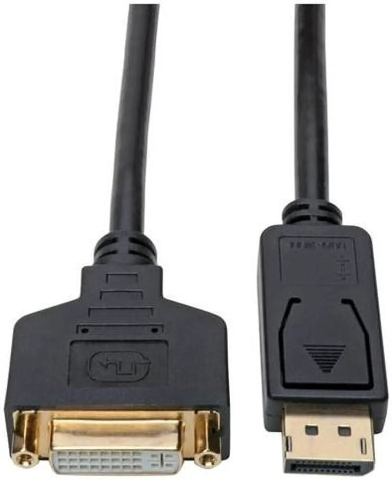 Alt view image 14 of 17 - Tripp Lite Displayport To Dvi Adapter Converter Cable M/F 1080P Black 1Ft