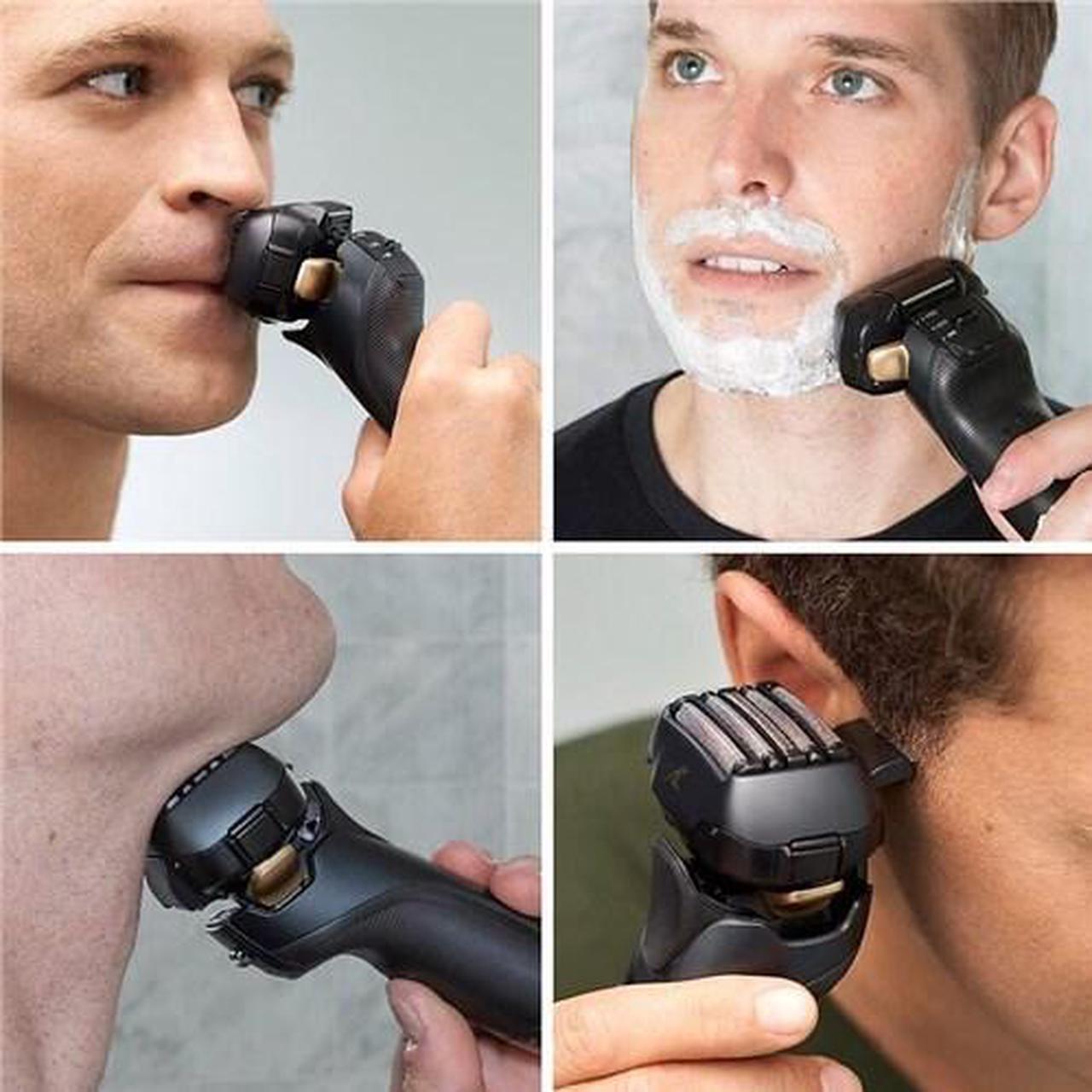Alt view image 10 of 12 - Panasonic Electric Razor for Men | Electric Shaver ARC5 |Wet Dry Shaver Men | Cordless Razor | Shaver with Pop-Up Trimmer|16-D Flexible Pivoting Head & Intelligent Shaving Sensor ES-LV67-K, Black