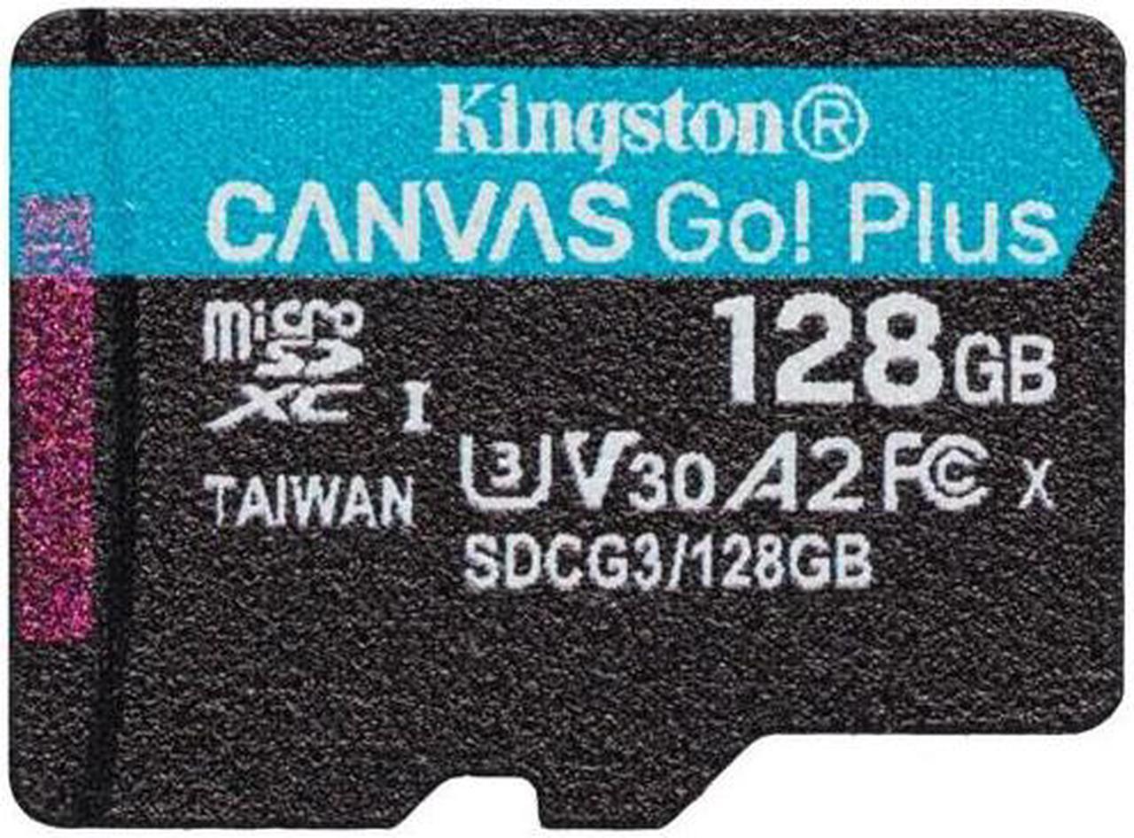 Alt view image 3 of 4 - Kingston Canvas Go! Plus 128GB microSDXC Memory (Flash Memory) Model SDCG3/128GBSP