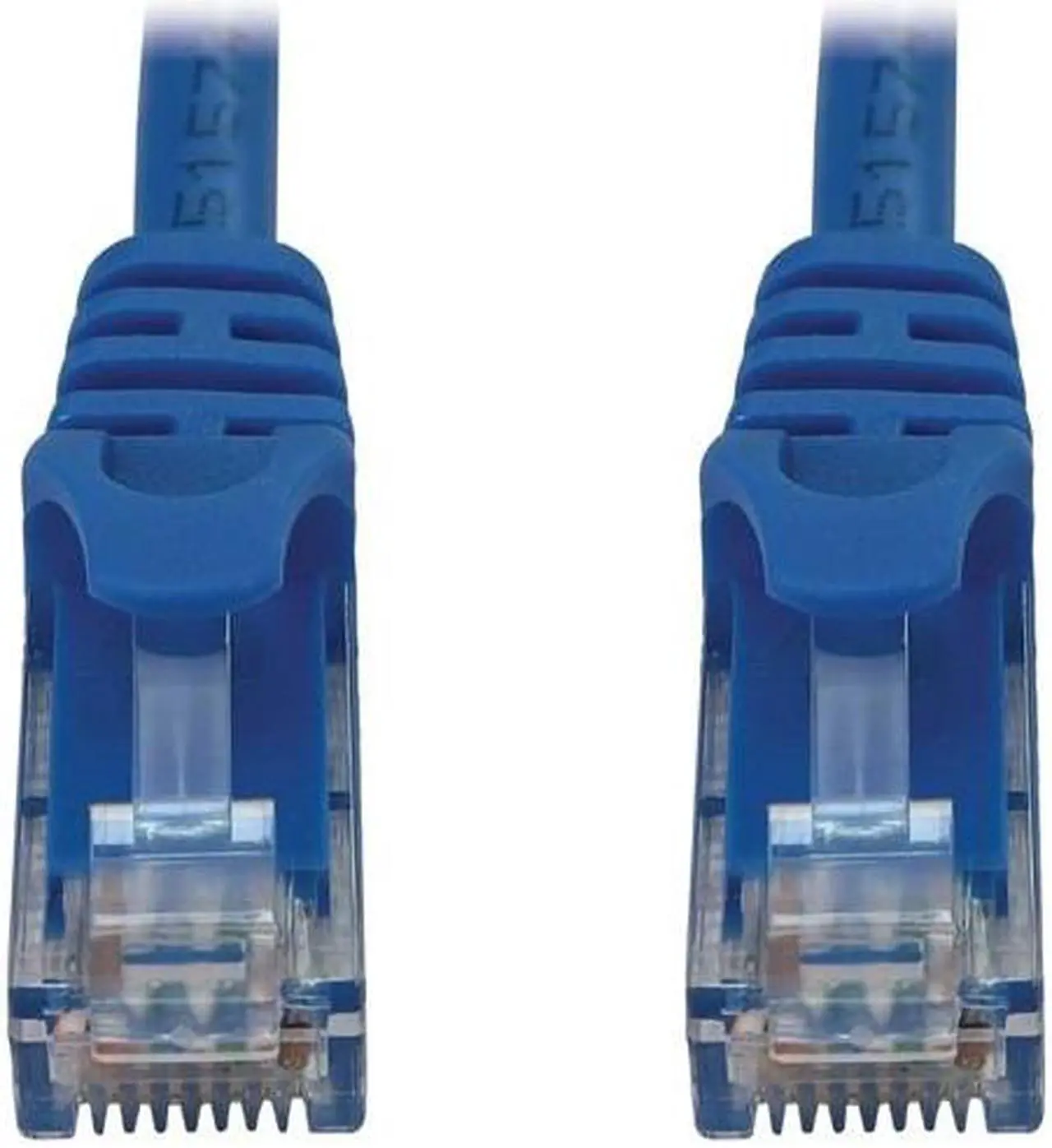 Alt view image 7 of 9 - Tripp Lite Cat6a 10G Snagless Molded UTP Ethernet Cable (RJ45 M/M), PoE, Blue, 5 ft. (1.5 m) - 5 ft Category 6a Network Cable for Network Device, Switch, Patch Panel, Server, Router, Hub, Computer, Pr