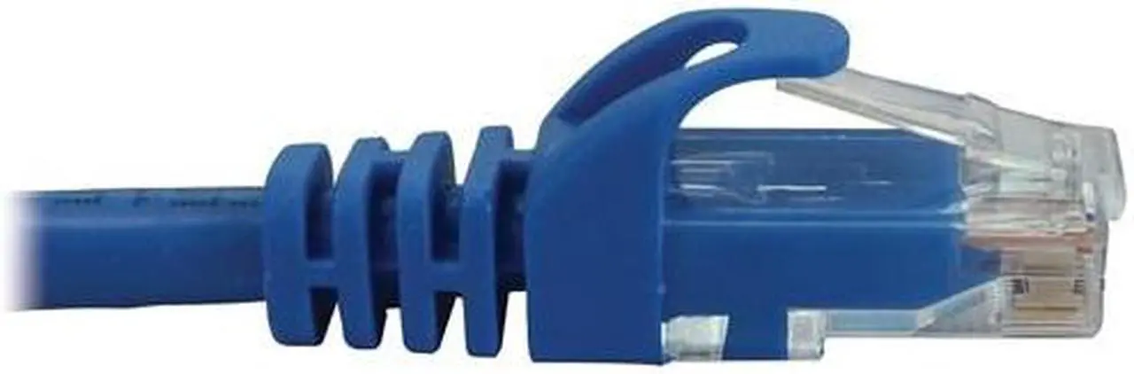 Alt view image 9 of 9 - Tripp Lite Cat6a 10G Snagless Molded UTP Ethernet Cable (RJ45 M/M), PoE, Blue, 5 ft. (1.5 m) - 5 ft Category 6a Network Cable for Network Device, Switch, Patch Panel, Server, Router, Hub, Computer, Pr