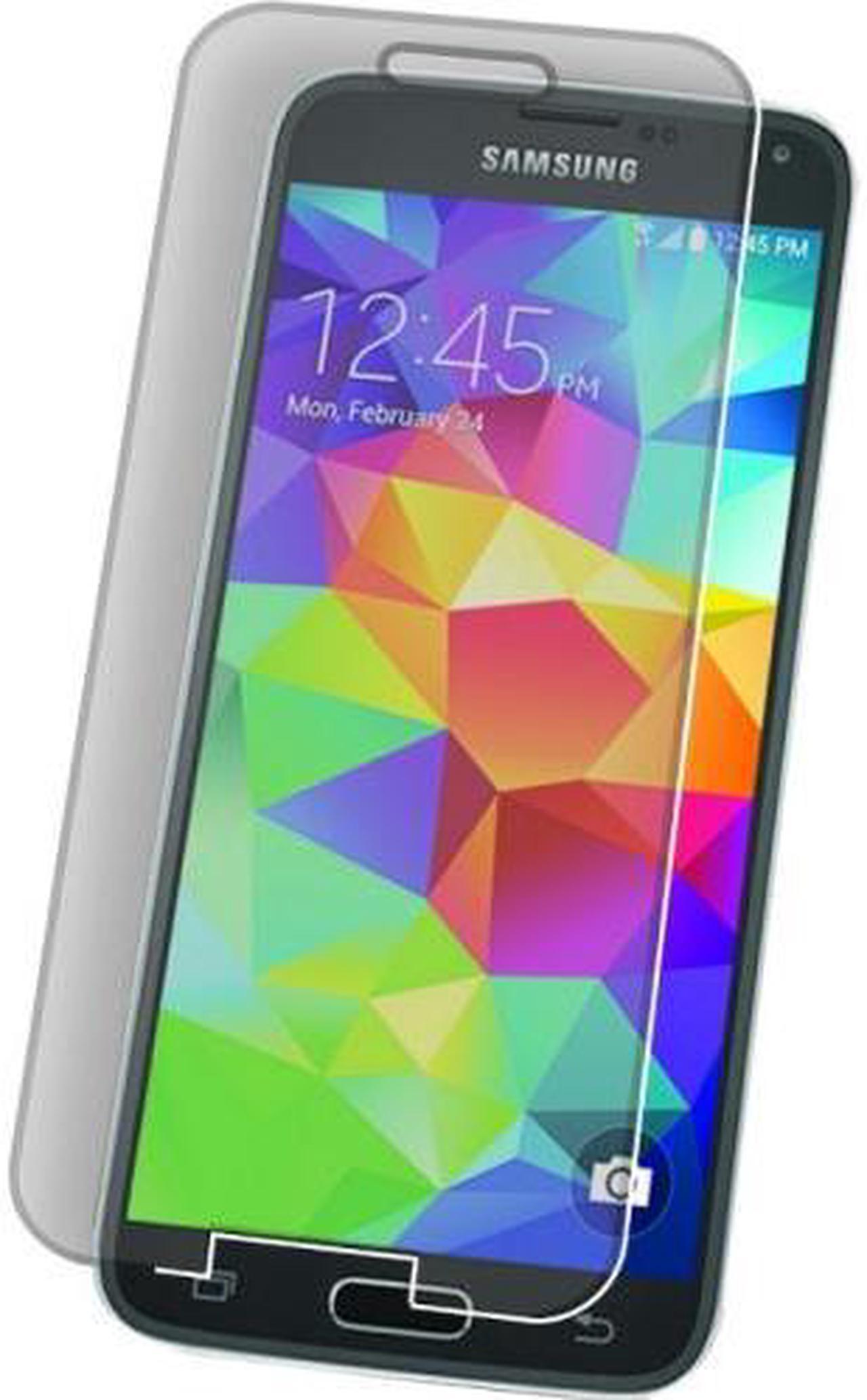 Alt view image 5 of 7 - Symtek Tempered Glass Screen Protector for Galaxy S5 Crystal Clear