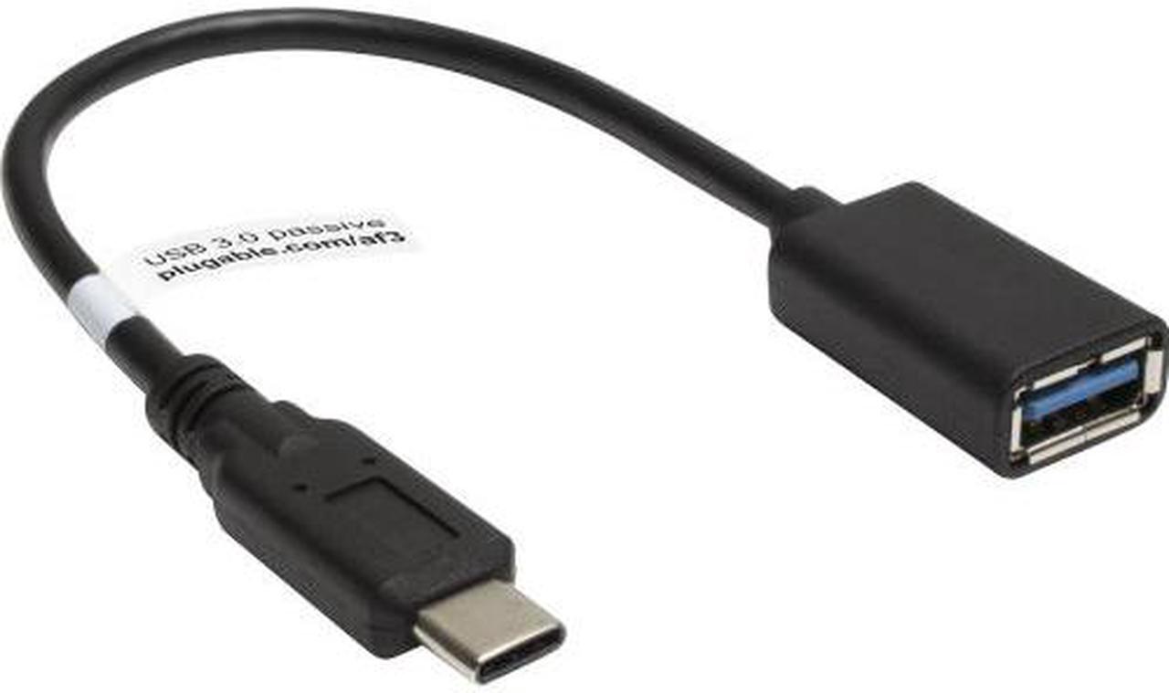 Alt view image 5 of 8 - Plugable USB C to USB Adapter Cable with Driverless Technology, Enables Connection of USB Type C Laptop, Tablet, or Phone to a USB 3.0 Device (20 cm)