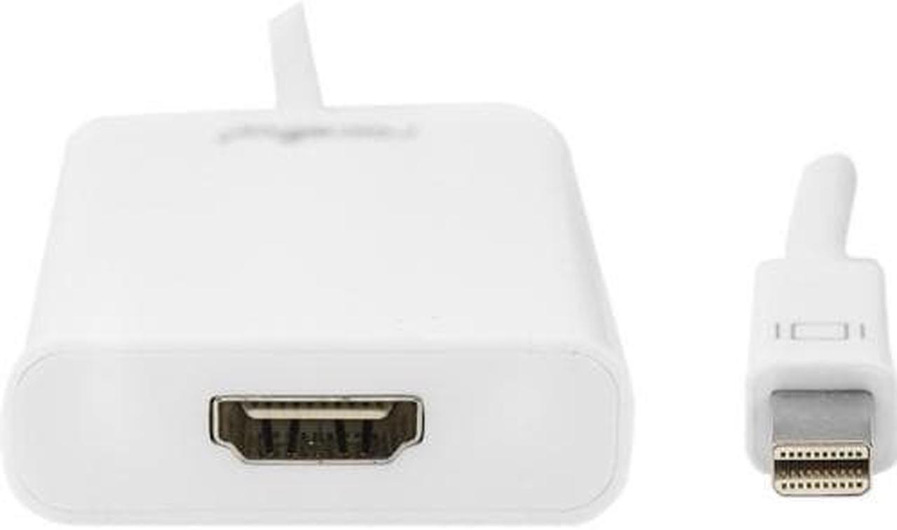 Alt view image 9 of 15 - Rocstor Y10A105-W1 Rocstor Mini DisplayPort/HDMI Audio/Video Adapter - Cable Length: 5.9" - Mini DisplayPort/HDMI for Projector, Monitor, MacBook, MacBook Air, MacBook Pro, Mac mini, Ultrabook,