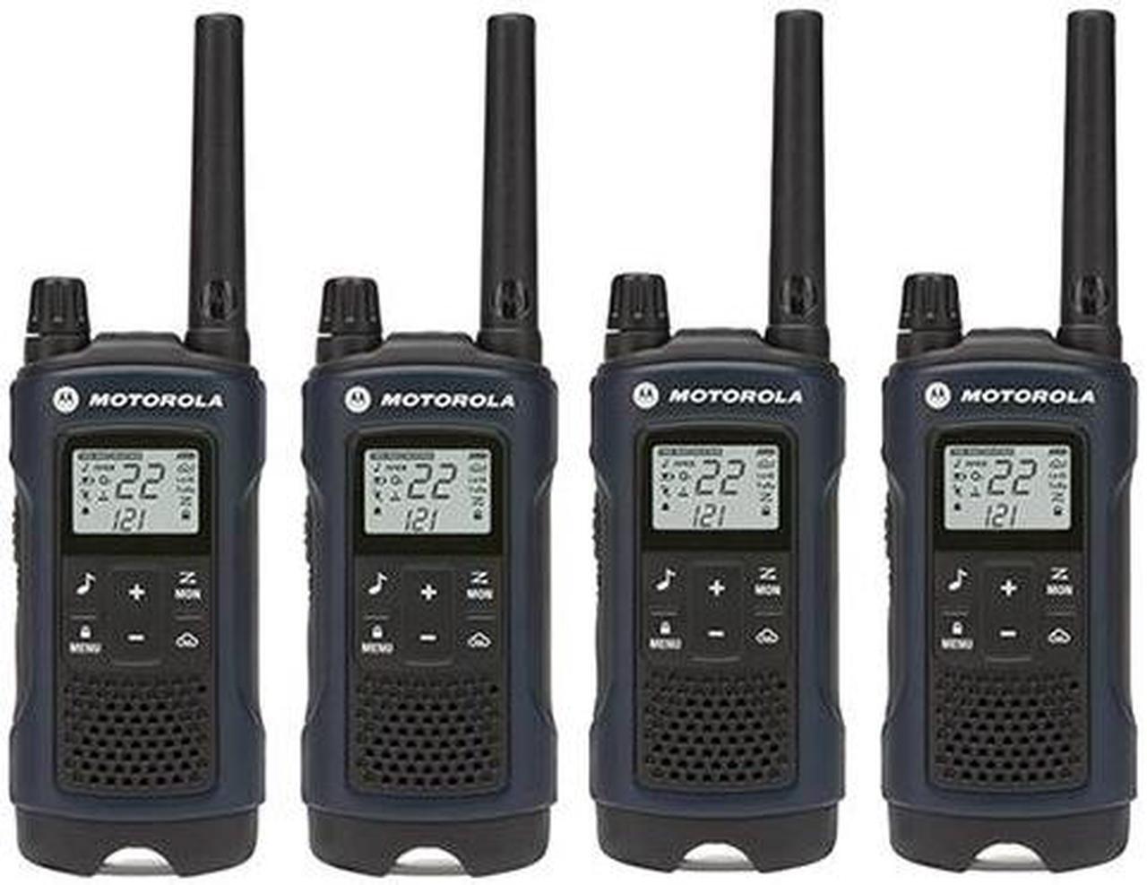 Alt view image 4 of 7 - Motorola Talkabout T460 22 Channel 35 Mile Backlit Display NOAA 2-Way Radio 4-Pk