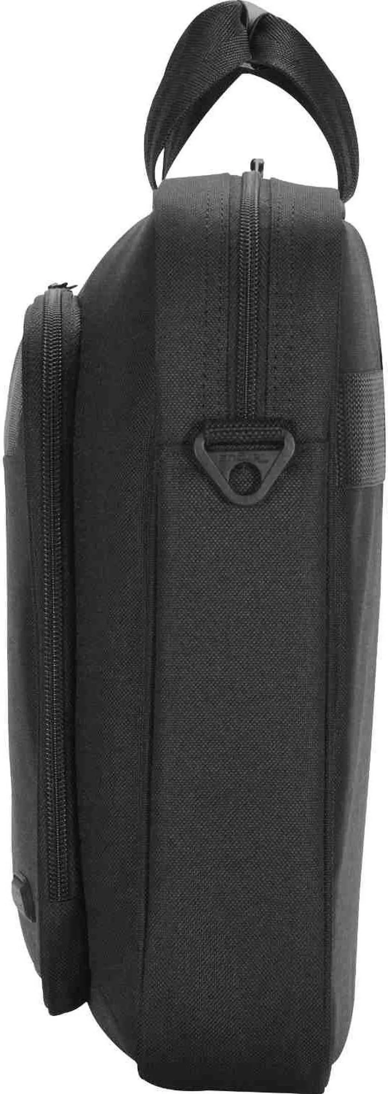 Alt view image 3 of 7 - Targus Intellect TBT240US Carrying Case (Sleeve) for 15.6" to 16" Notebook - Black - TAA Compliant - Nylon Exterior Material - Carrying Strap - 11.8" Height x 16.3" Width x 2.8" Depth