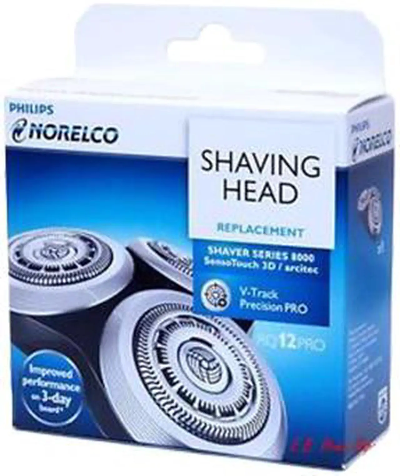 Main image of Philips Norelco RQ12/72 Pro Replacement Shaver Heads for Series 8000 & Arcitec