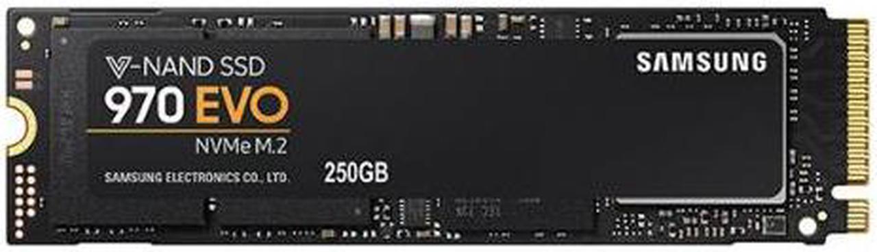 Alt view image 3 of 6 - SAMSUNG 970 EVO M.2 2280 250GB PCIe Gen 3.0 x4, NVMe 1.3 V-NAND 3-bit MLC Internal Solid State Drive (SSD) MZ-V7E250E