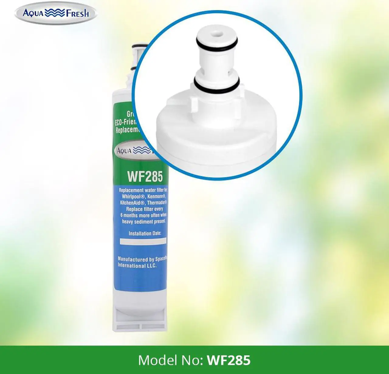 Alt view image 4 of 8 - Replacement Water Filter Compatible with Whirlpool GD5RHAXNQ00 Refrigerator Water Filter by Aqua Fresh