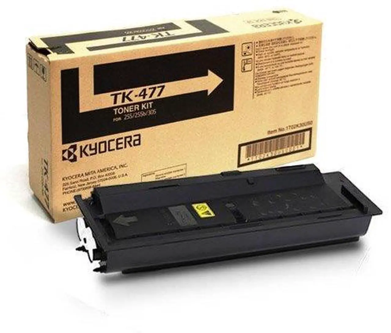Alt view image 4 of 17 - Kyocera Copystar TK477 Toner, 15,000 Page-Yield Black