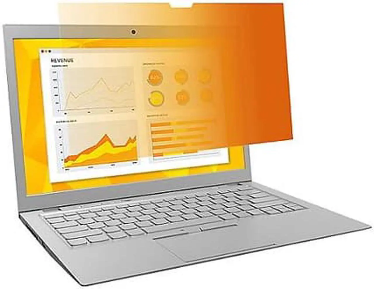 Alt view image 11 of 20 - 3M Gold Privacy Filter Gold