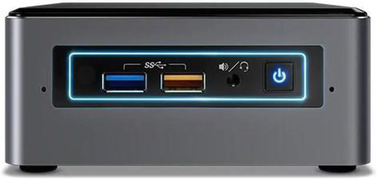 Alt view image 6 of 8 - INTEL NUC 7 HOME MINI PC (NUC7I3BNHXF) - Core i3-7100U, 4 GB RAM, 1 TB HDD, 16 GB Optane, Windows 10 Home