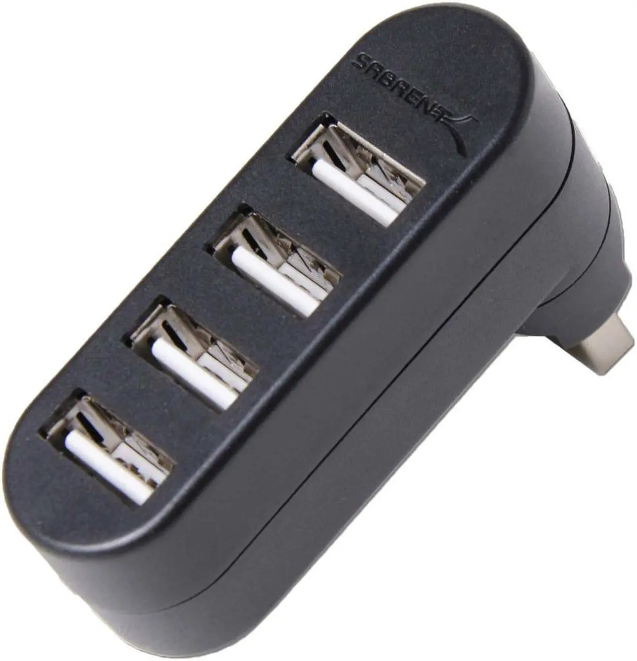 Alt view image 13 of 20 - Sabrent 4-Port USB 2.0 Hub [90°/180° Degree Rotatable] (HB-UMN4)