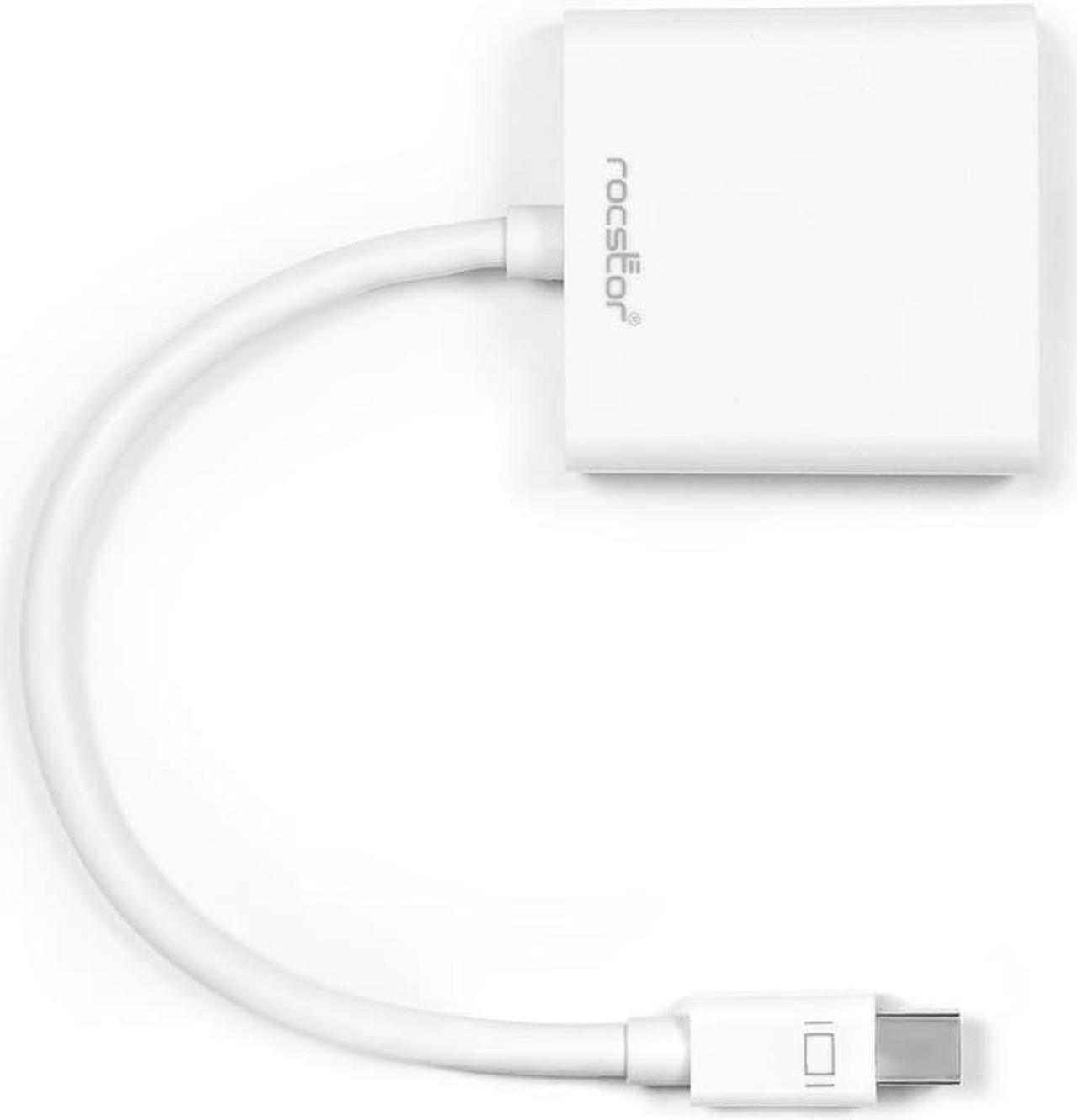 Alt view image 4 of 15 - Rocstor Y10A105-W1 Rocstor Mini DisplayPort/HDMI Audio/Video Adapter - Cable Length: 5.9" - Mini DisplayPort/HDMI for Projector, Monitor, MacBook, MacBook Air, MacBook Pro, Mac mini, Ultrabook,