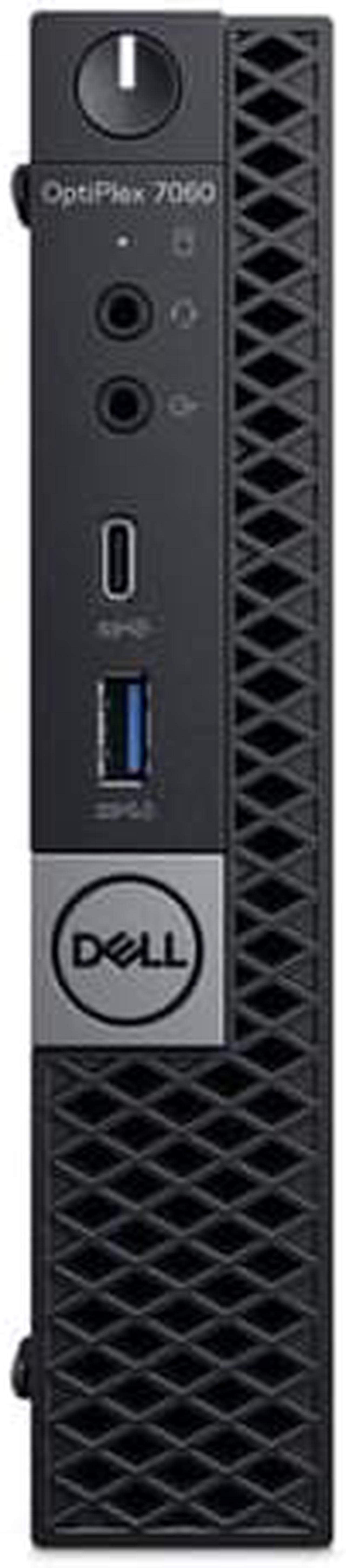 Alt view image 4 of 13 - Dell OptiPlex 7060 Micro Form Factor Desktop Computer - Intel Core i5-8500T (2.10 GHz), 8 GB DDR4 Memory, 256 GB SSD, Windows 10 Pro