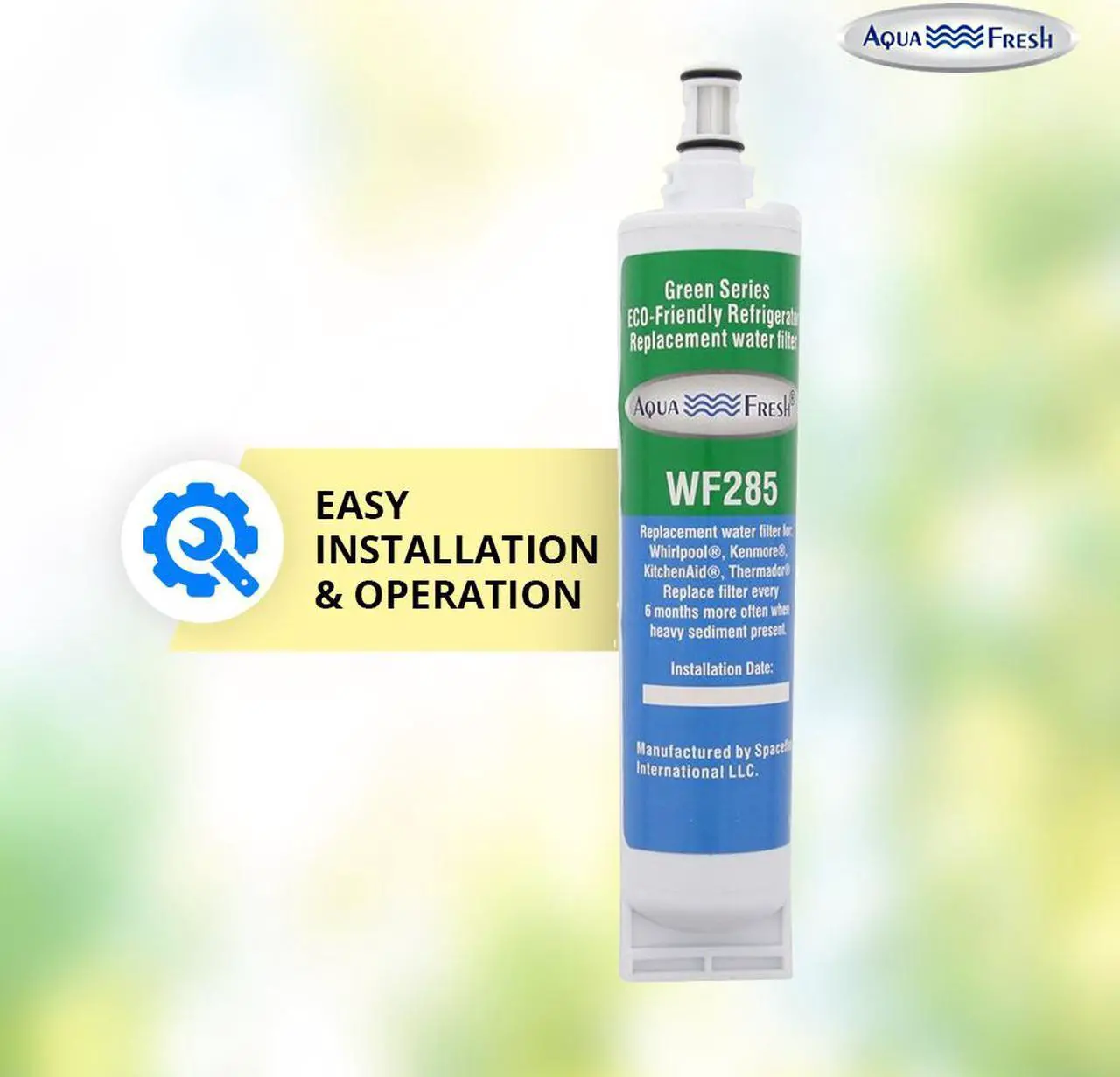 Alt view image 6 of 8 - Replacement Water Filter Compatible with Whirlpool GD5RHAXNQ00 Refrigerator Water Filter by Aqua Fresh