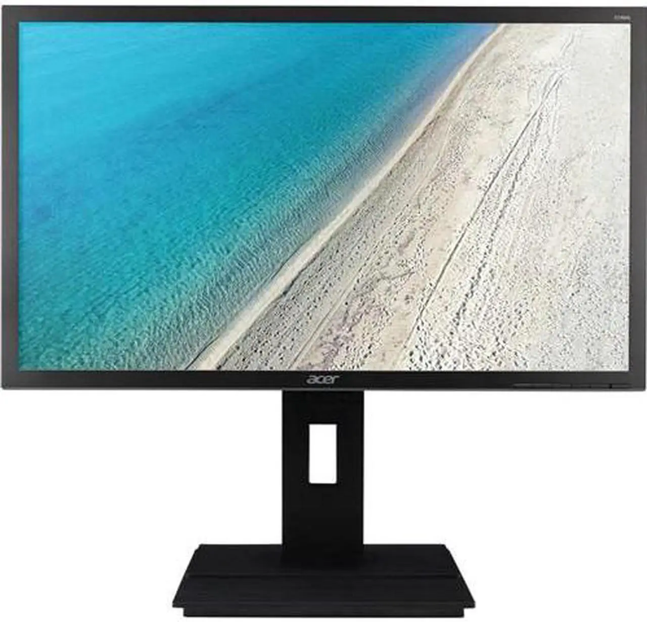 Alt view image 8 of 12 - Acer B246HL ymiprx UM.FB6AA.007 24" Full HD 1920 x 1080 60 Hz D-Sub, HDMI, DisplayPort Built-in Speakers Height Adjustable Monitor