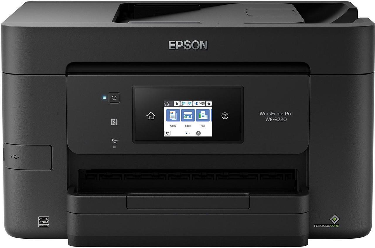 Alt view image 4 of 17 - Epson WorkForce Pro WF-3720 Wireless All-In-One Color Inkjet Printer