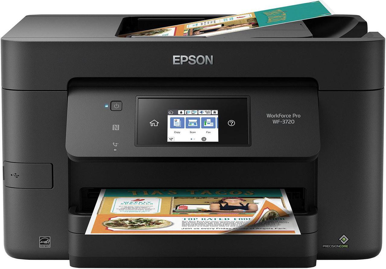 Alt view image 5 of 17 - Epson WorkForce Pro WF-3720 Wireless All-In-One Color Inkjet Printer